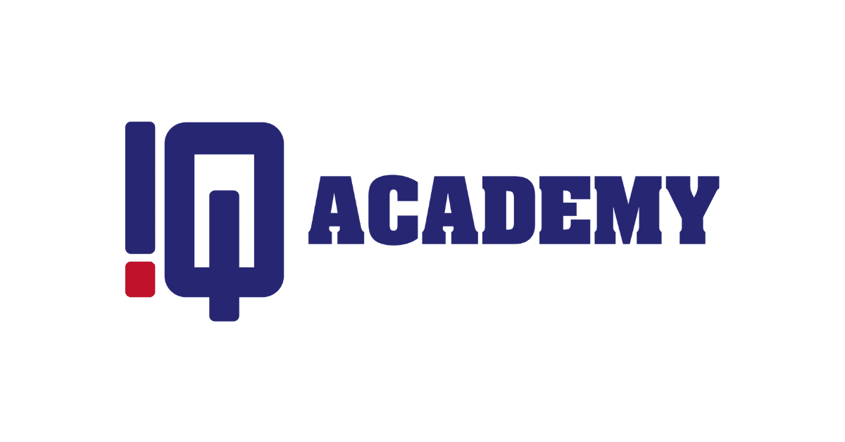 iQ Academy Announces it's new brand identity - Previous logo